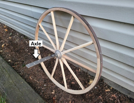 Wooden Hub Wheels  - Wagon Wheels - Buggy Wheels - Wooden Cart Wheels - Amish Handmade - Country Decor- Primitive - Crafts