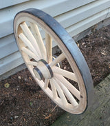 Wooden Hub Wheels  - Wagon Wheels - Buggy Wheels - Wooden Cart Wheels - Amish Handmade - Country Decor- Primitive - Crafts