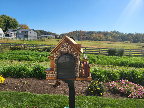 large mailbox, cottage mailbox, custom made mailbox, outdoor décor, farm mailbox, house mailbox, rural mailbox, decorative mailbox, cedar mailbox, blue mailbox, outdoor mailbox, handmade, better home and garden decorative mailboxes, unique mailboxes, cool mailboxes, modern mailbox yard art, post box, country décor, home & garden, colorful mailbox, handcrafted, letter box, two door mailbox, box for mail, unique, post box, aromatic cedar, home style mailbox, USPS approved, amish artisan, personalized gift,