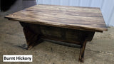 Whiskey Barrel Coffee Table - Amish Handmade - Table with Storage - Furniture - Lift Top Table - Barrel - Wine Barrel Whiskey Odor - Rustic