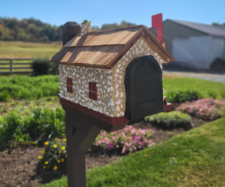 large mailbox, cottage mailbox, custom made mailbox, outdoor décor, farm mailbox, house mailbox, rural mailbox, decorative mailbox, cedar mailbox, blue mailbox, outdoor mailbox, handmade, better home and garden decorative mailboxes, unique mailboxes, cool mailboxes, modern mailbox yard art, post box, country décor, home & garden, colorful mailbox, handcrafted, letter box, two door mailbox, box for mail, unique, post box, aromatic cedar, home style mailbox, USPS approved, amish artisan, personalized gift,
