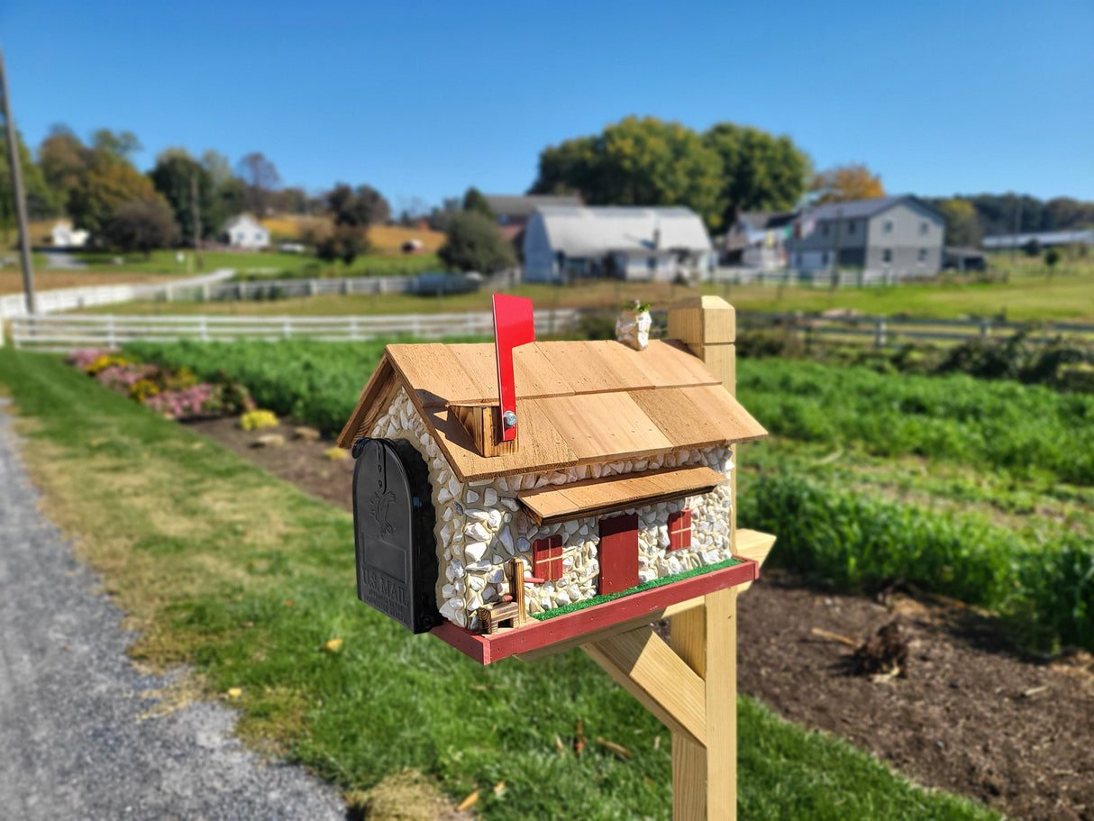 large mailbox, cottage mailbox, custom made mailbox, outdoor décor, farm mailbox, house mailbox, rural mailbox, decorative mailbox, cedar mailbox, blue mailbox, outdoor mailbox, handmade, better home and garden decorative mailboxes, unique mailboxes, cool mailboxes, modern mailbox yard art, post box, country décor, home & garden, colorful mailbox, handcrafted, letter box, two door mailbox, box for mail, unique, post box, aromatic cedar, home style mailbox, USPS approved, amish artisan, personalized gift,