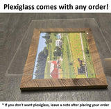 Canvas - Picture Frame - Wall Art - Wooden Frame - Framed Antique Print - Amish Handmade - Farmhouse Decor - Housewarming Gift -Choose Color