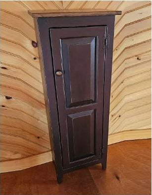 Pantry Cabinet - Amish Furniture - Primitive Jelly Cabinet - Rustic Chimney Cabinet - Home Décor- Amish Handmade- Primitive- Rustic Cupboard