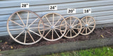 Wooden Hub Wheels  - Wagon Wheels - Buggy Wheels - Wooden Cart Wheels - Amish Handmade - Country Decor- Primitive - Crafts