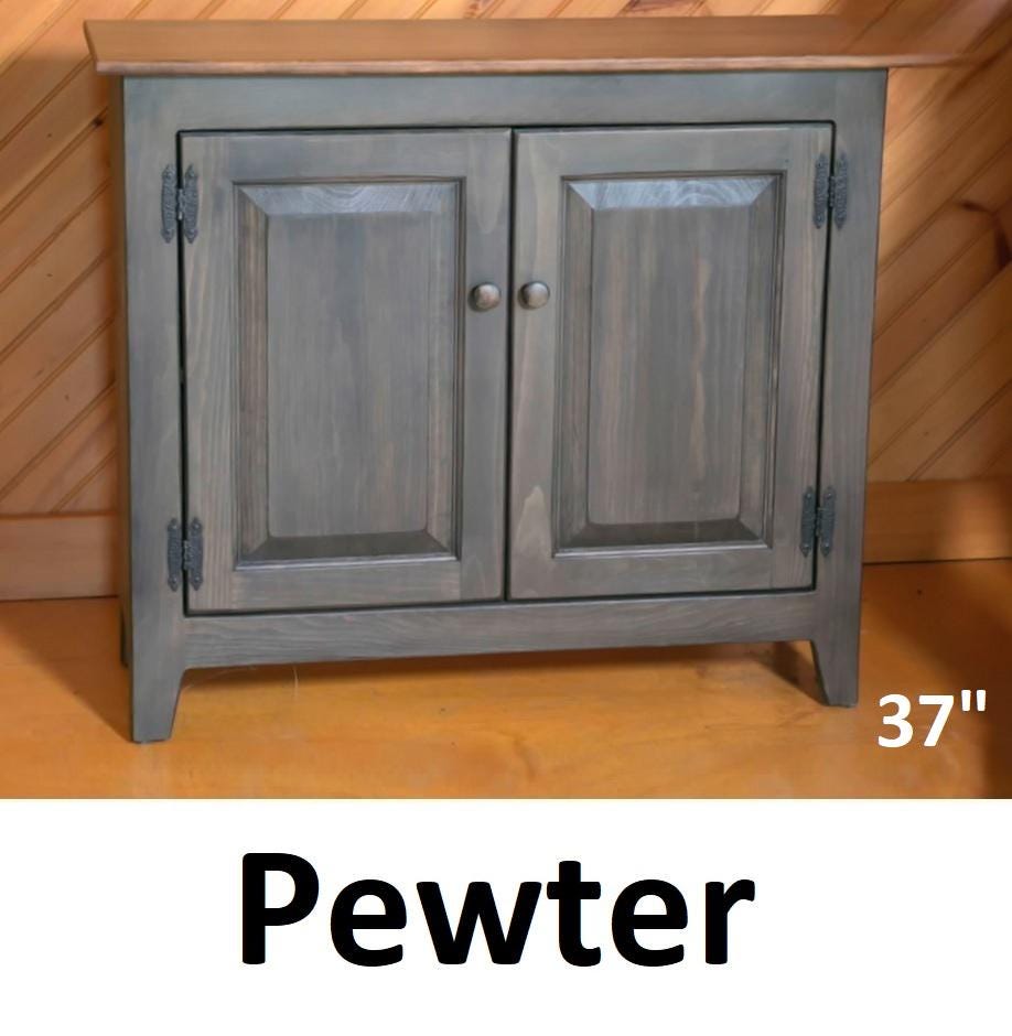 3 Door Cabinet - Amish Furniture - TV Stand - Primitive - Storage - TV Cabinet - Amish Handmade - Multipurpose Cabinet - Rustic -Case Goods