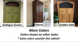 Large Amish Handmade Corner Cabinet - Multipurpose Cabinet - Farmhouse- Primitive Jelly Cabinet- Cupboard- Amish Furniture- Case Goods- Home