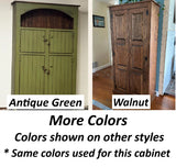 Large Amish Handmade Corner Cabinet - Multipurpose Cabinet - Farmhouse- Primitive Jelly Cabinet- Cupboard- Amish Furniture- Case Goods- Home