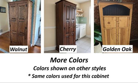 Large Amish Handmade Corner Cabinet - Multipurpose Cabinet - Farmhouse- Primitive Jelly Cabinet- Cupboard- Amish Furniture- Case Goods- Home