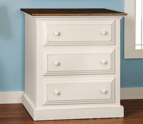 Amish Handmade Farmhouse Dresser: Solid Poplar Wood, Customizable Colors
