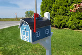 Dutch barn, Amish handmade, country mailbox, decorative mailboxes, unique mailboxes, better home and garden cool mailboxes, mailbox on post