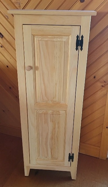 Pantry Cabinet - Fully Assembled - Primitive Jelly Cabinet - Rustic Chimney Cabinet - Home Décor- Amish Handmade - Rustic Cupboard