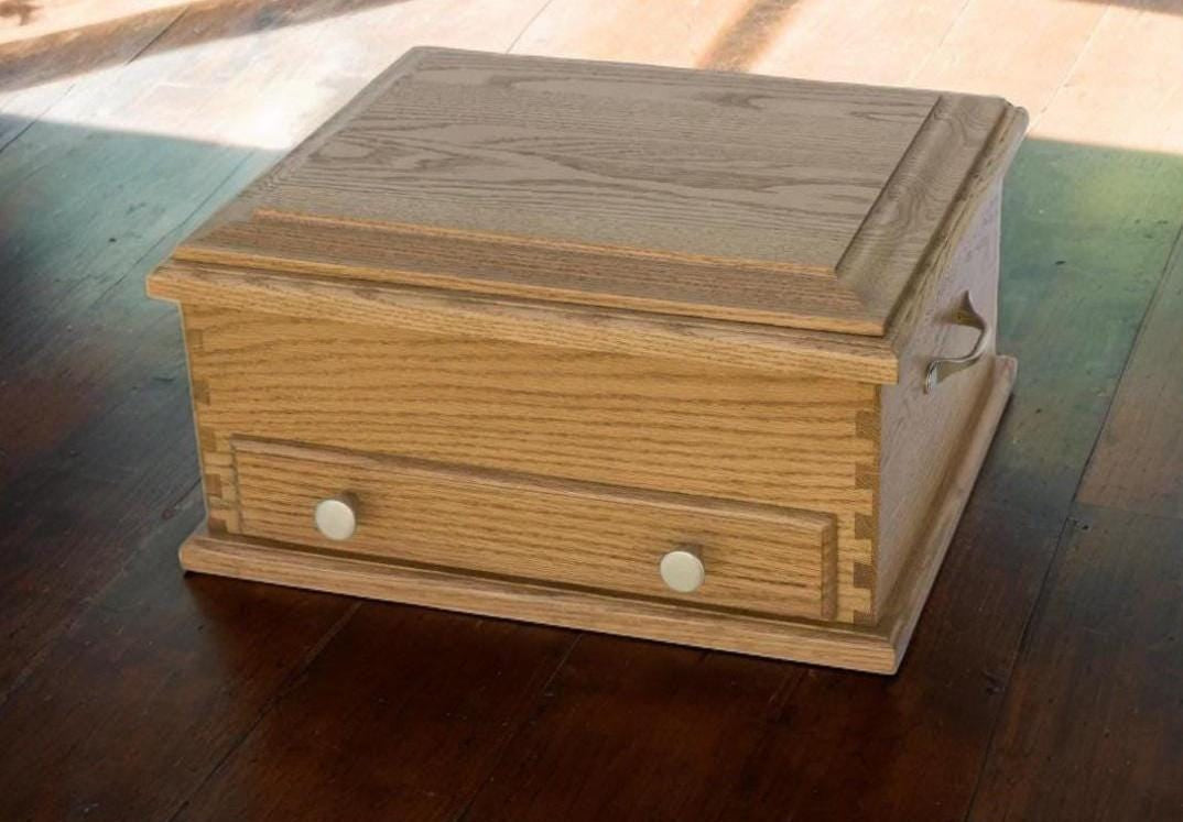 X-Large Amish Handmade Jewelry Box - Storage Box - Jewelry Organizer - Rustic - Keepsake Box - Jewelry Box with Drawer - Exquisite - Display