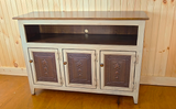 TV Stand - 3 Door Cabinet - Primitive - Storage - TV Cabinet - Amish Handmade - Multipurpose Cabinet - Rustic - Case Goods - Fully Assembled