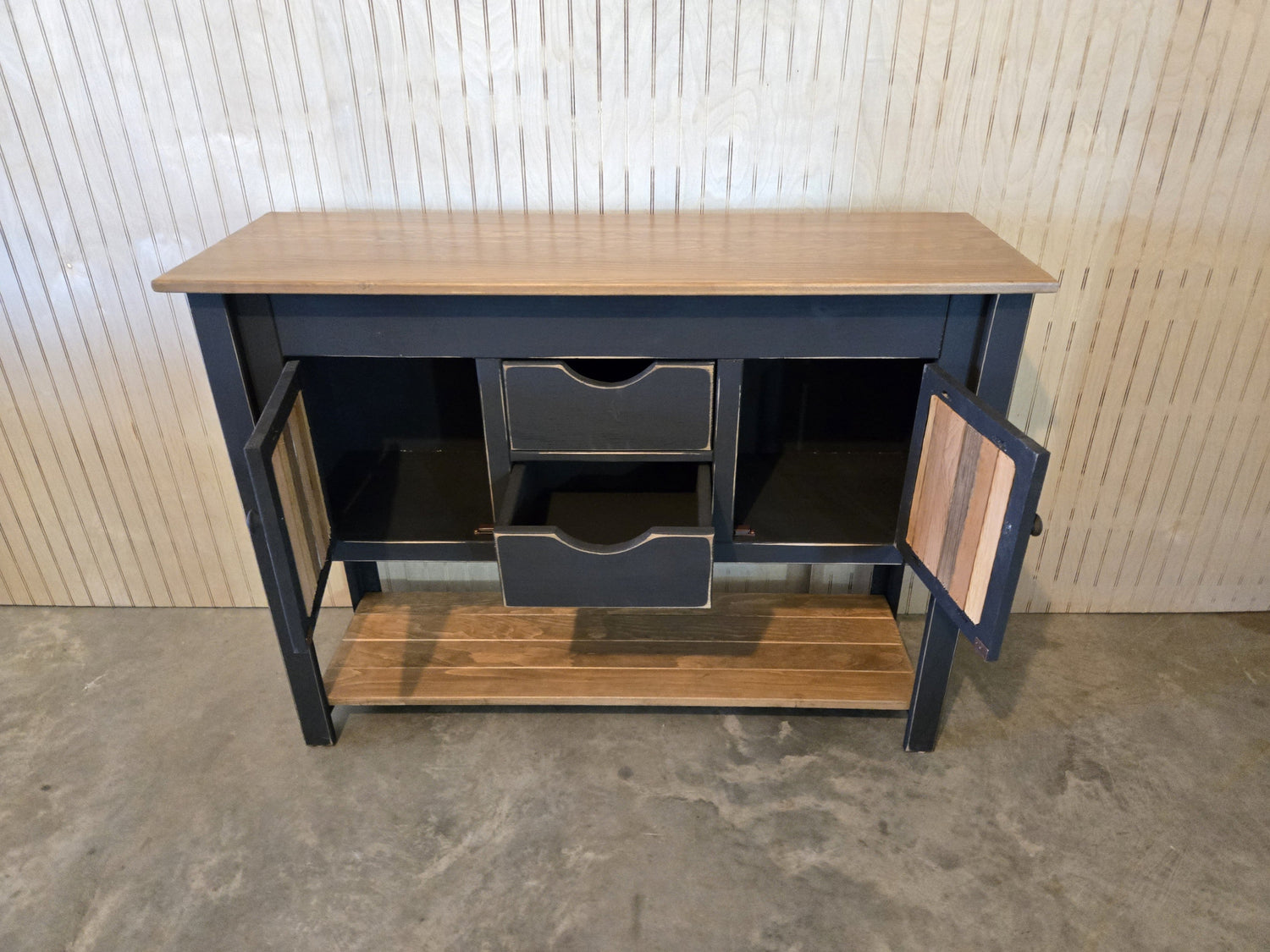 2 Door Cabinet - Amish Furniture - TV Stand - Primitive - Storage -  Farmhouse - Vintage Cupboard -Multipurpose Cabinet - Rustic - Handmade