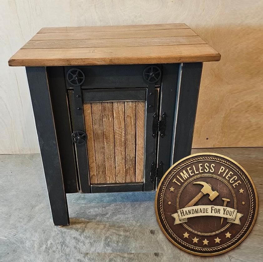 End Table - Primitive - Amish Furniture - Home Décor - Nightstand - Living - Book Shelf - Amish Handmade - Fireplace - Bathroom Cabinet