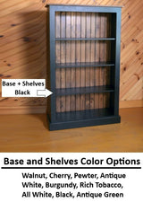 Bookcase - Amish Handmade Bookshelf - 4 Shelf Multipurpose Cabinet - Farmhouse - Organizer - Cupboard - Wooden - Rustic - Case Goods - Home