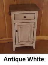 Cabinet with Drawer - Amish Furniture - Nightstand - Furniture - Home Décor - End Table - Rustic - Primitive - Case Goods - Amish Handmade