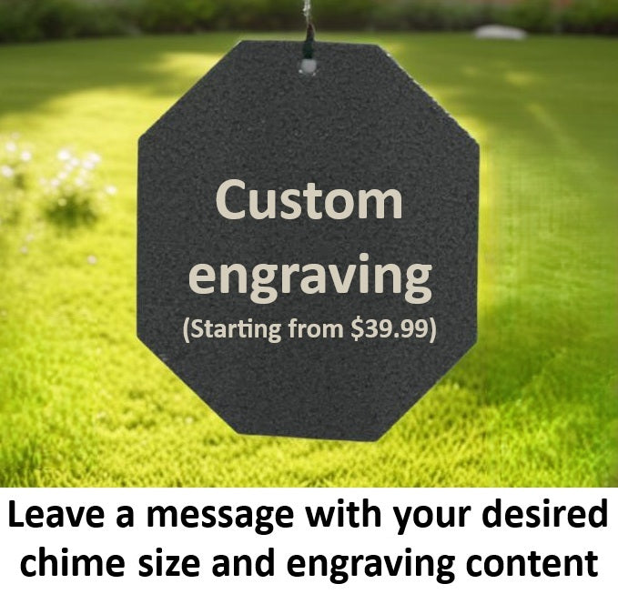 51"-84"  Wind Chimes  Amish Handmade - Aluminum Tubes - Gift - Deep Tone - Healing - Outdoor Decor - Soothing - Wind Bells - Meditation - Nature