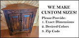 Corner Cabinet 1-2 Doors - Amish Furniture - Free Shipping - Primitive - Storage -  TV Cabinet -Amish Handmade - Multipurpose Cabinet - Rustic