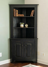 Corner Cabinet - Multipurpose Amish Handmade Large Cabinet - Farmhouse - Primitive Jelly Cabinet - Cupboard - Storage - Case Goods - Home