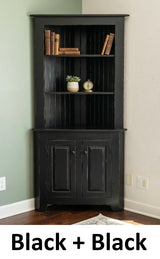 Corner Cabinet - Multipurpose Amish Handmade Large Cabinet - Farmhouse - Primitive Jelly Cabinet - Cupboard - Storage - Case Goods - Home