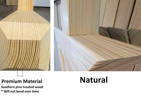 Post For Mailbox in Multi Colors, Premium Wood, Southern Pine Treated, Fits All of Our Mailboxes - Unique Mailboxes