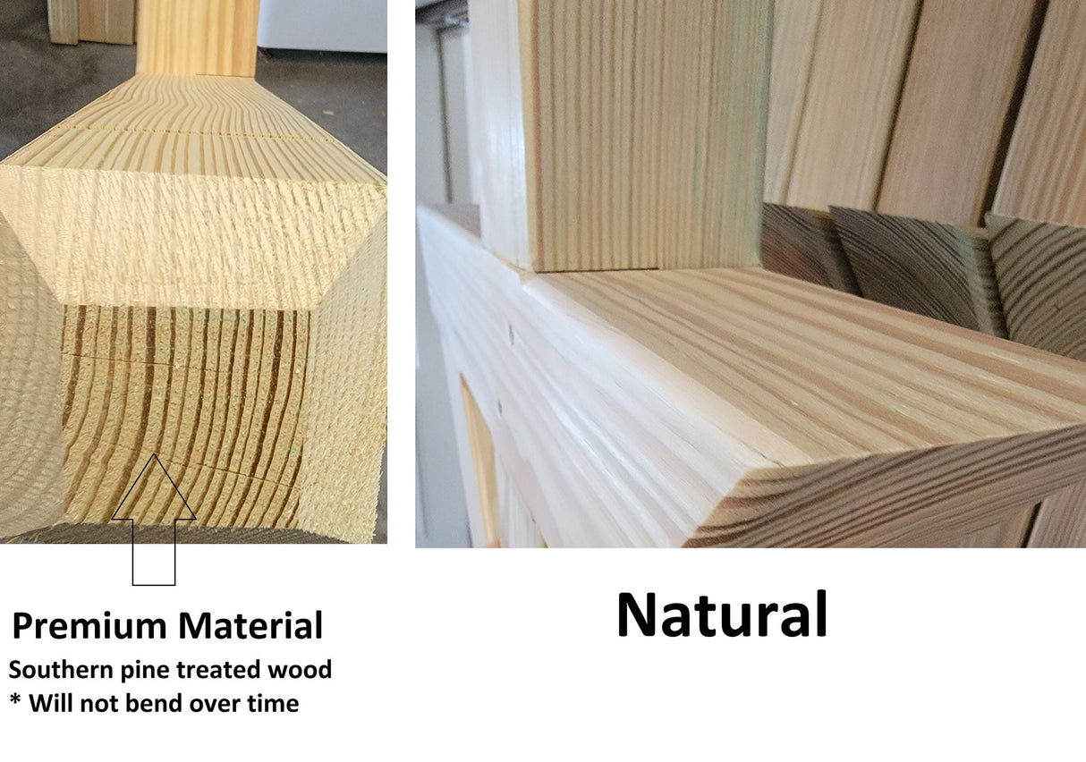 Post For Mailbox in Multi Colors, Premium Wood, Southern Pine Treated, Fits All of Our Mailboxes - Unique Mailboxes