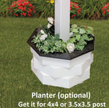 Post For Mailbox in Multi Colors, Premium Wood, Southern Pine Treated, Fits All of Our Mailboxes - Unique Mailboxes