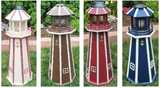 Solar Lighthouse Amish Made  - Poly
