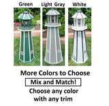 Solar Lighthouse Amish Made  - Poly