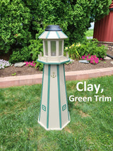 Lighthouse Solar Poly Made - Garden Decor - Garden Decoration