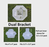 Amish Handmade Cedar Birdhouse – Small Decorative Outdoor Bird House with 2–8 Holes – Maintenance-Free Gift for Bird Lovers - Poly - Outdoor