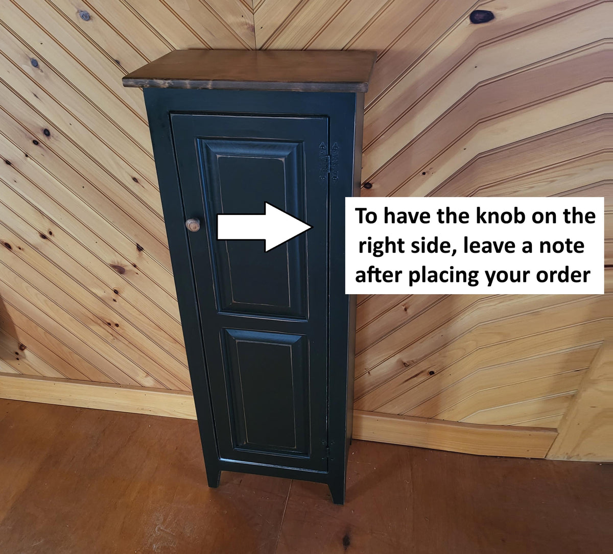 Pantry Cabinet - Amish Furniture - Farmhouse Jelly Cabinet - Kitchen - Rustic Chimney Cabinet - Home Décor- Amish Handmade - Rustic Cupboard