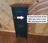 Pantry Cabinet - Amish Furniture - Farmhouse Jelly Cabinet - Kitchen - Rustic Chimney Cabinet - Home Décor- Amish Handmade - Rustic Cupboard