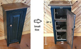 Pantry Cabinet - Amish Furniture - Farmhouse Jelly Cabinet - Kitchen - Rustic Chimney Cabinet - Home Décor- Amish Handmade - Rustic Cupboard