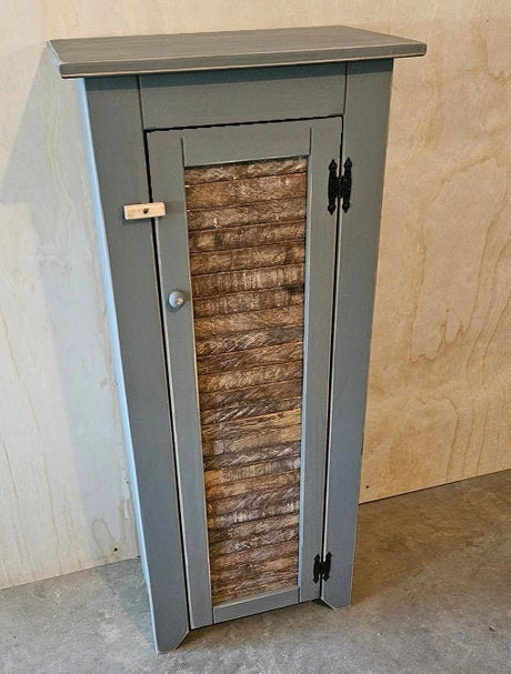 Rustic Cupboard - Amish Handmade - Pantry Cabinet - Kitchen - Fully Assembled - Primitive Jelly Cabinet - Rustic Chimney Cabinet -Home Décor