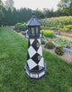 Cape Lookout Lighthouse - Solar - Amish Made - Landmark Replica - Backyard Decor