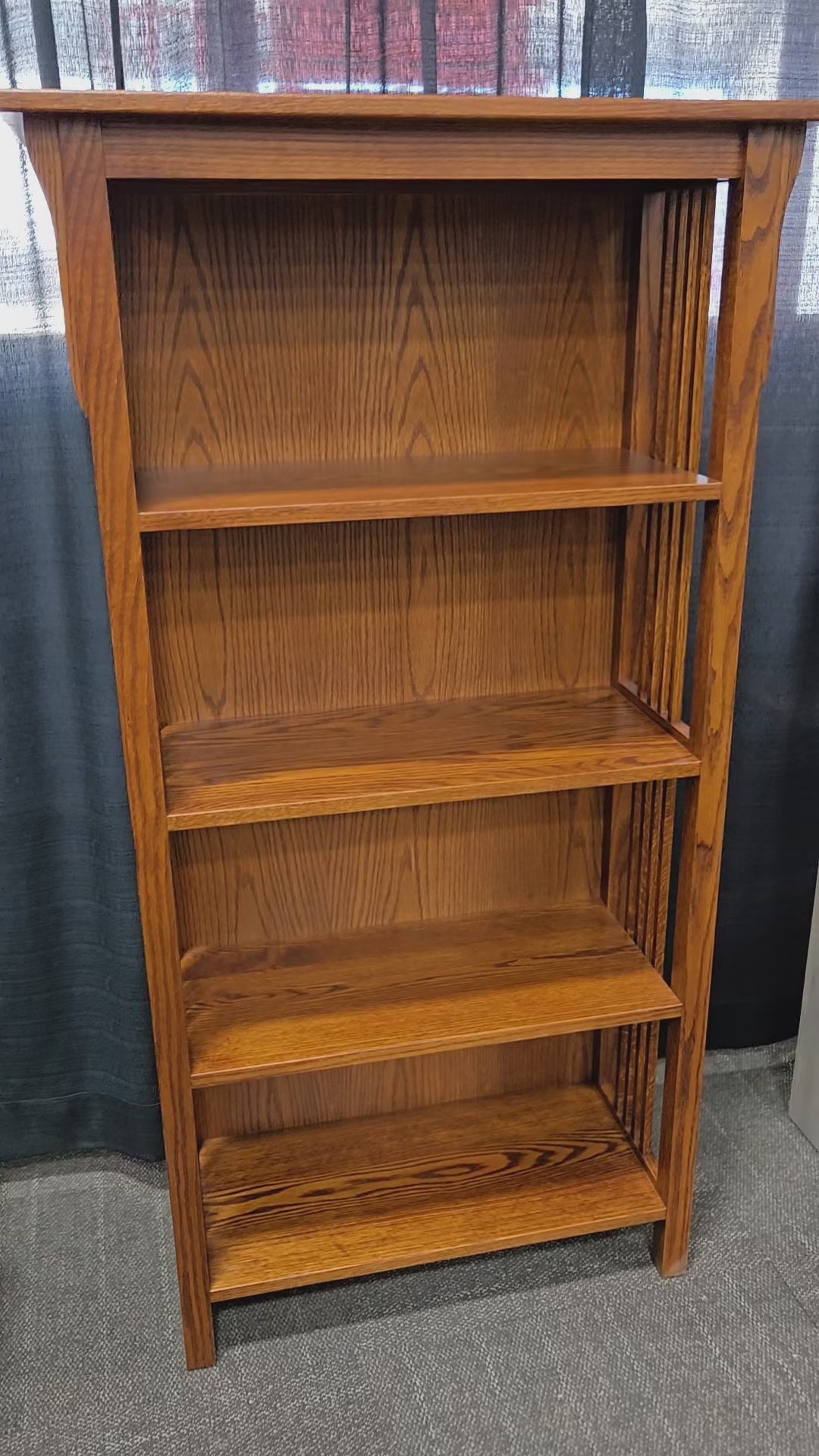 Bookshelf Amish Handmade Furniture Rustic Bookcase Organizer Shelf Bookcase Decor Home Furniture Rustic Book Shelf Unique Furniture Antique