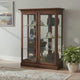 Amish Handmade Glass Cabinet - Glass Display Cabinet - Tall Curio Cabinet - China Display -Modern Home Decor - Multipurpose Cabinet - Rustic