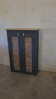2 Door Cabinet - Amish Furniture - TV Stand - Primitive - Storage - TV Cabinet - Amish Handmade - Tall Country Cupboard - Rustic -Case Goods