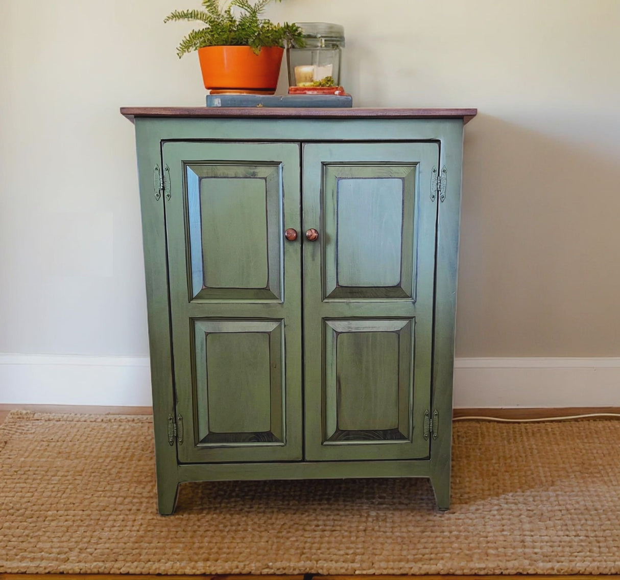 Furniture Farmhouse Cabinet Wooden Hall Cabinet 2 Door Cabinet Primitive Cabinet Handmade Buffet Cabinet Home Decor Vintage Jelly Cupboard