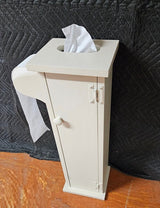 Toilet Paper Holder - Amish Handmade - Toilet Storage - Wooden Cabinet - Roll Holder - Bathroom - Free Standing - Tissue Paper Holder- Home