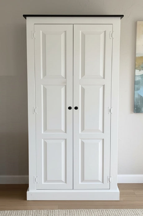 Amish Handmade Pantry Cabinet - Large Jelly Cabinet - Multipurpose Cabinet - Farmhouse - Cupboard- Amish Furniture- Rustic- Case Goods- Home