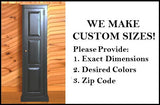 Amish Handmade Pantry Cabinet - Large Jelly Cabinet - Multipurpose Cabinet - Farmhouse - Cupboard- Amish Furniture- Rustic- Case Goods- Home