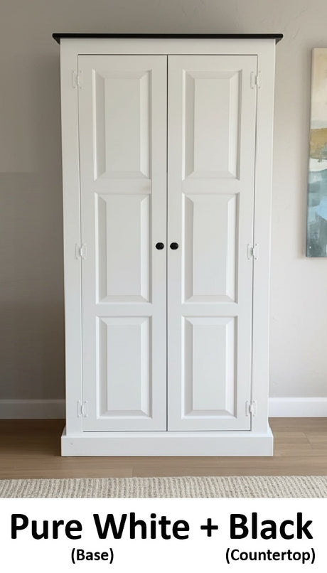 Amish Handmade Pantry Cabinet - Large Jelly Cabinet - Multipurpose Cabinet - Farmhouse - Cupboard- Amish Furniture- Rustic- Case Goods- Home