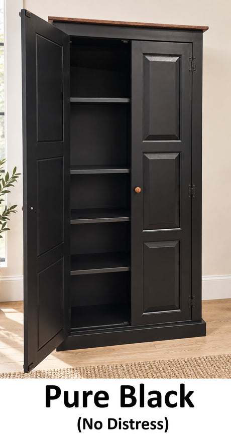 Amish Handmade Pantry Cabinet - Large Jelly Cabinet - Multipurpose Cabinet - Farmhouse - Cupboard- Amish Furniture- Rustic- Case Goods- Home