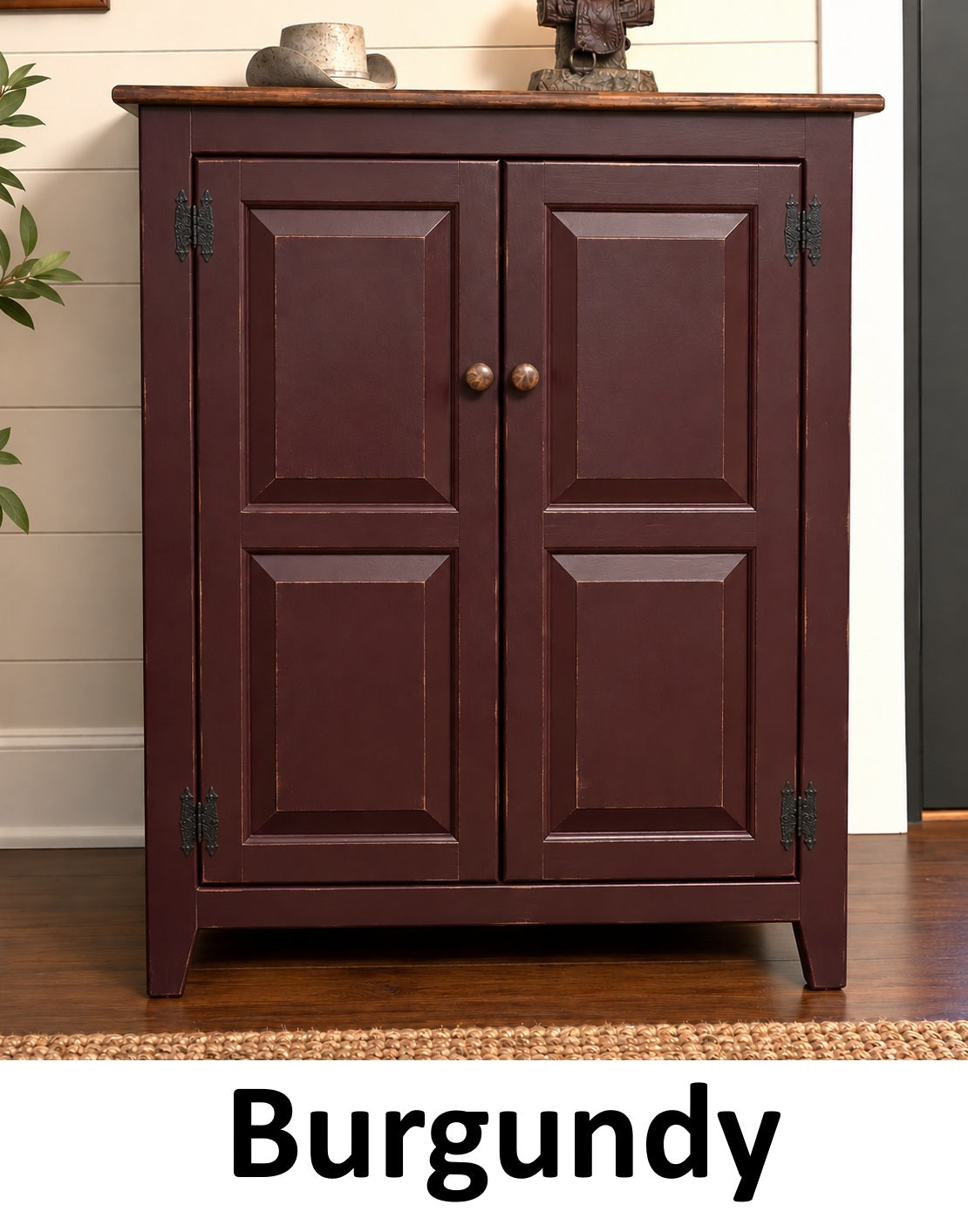 Furniture Farmhouse Cabinet Wooden Hall Cabinet 2 Door Cabinet Primitive Cabinet Handmade Buffet Cabinet Home Decor Vintage Jelly Cupboard