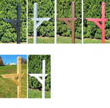 Mailbox Post For 2 Mailboxes in Multi Colors, Premium Wood, Southern Pine Treated, Fits All of Our Mailboxes